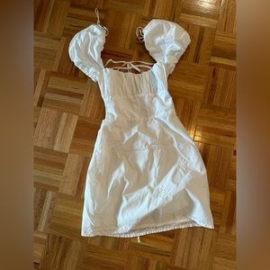 ZARA OPENWORK EMBROIDERED DRESS small and medium